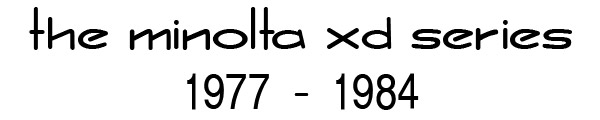 Minolta XD Series title